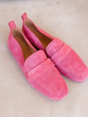 NEW J. Crew Calf Suede Minimal Tab Loafer